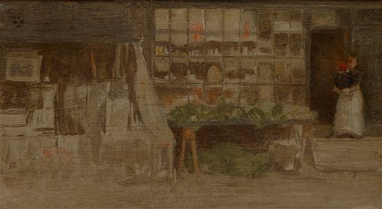 James Abbott McNeill Whistler - The General Dealer - 17.137 - Rhode Island School of Design Museum