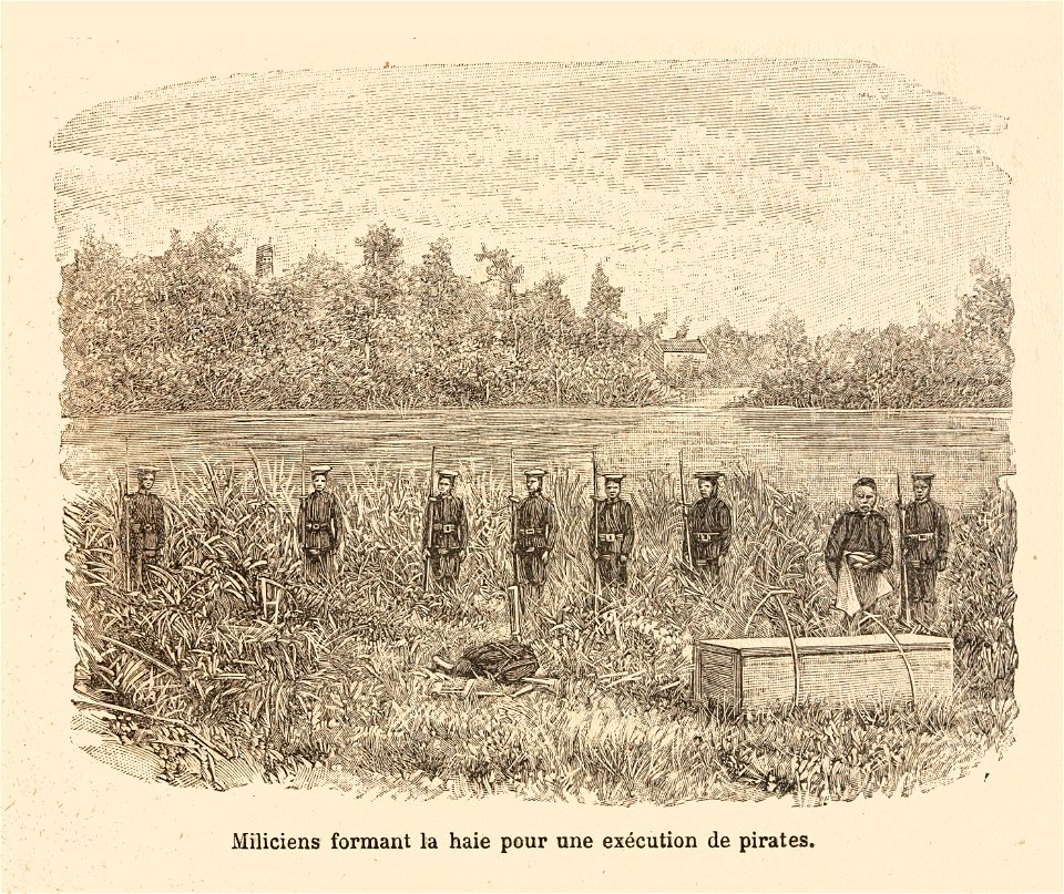 L.Girod-Dix Ans de Haut-Tonkin-1899-peloton d'exécution