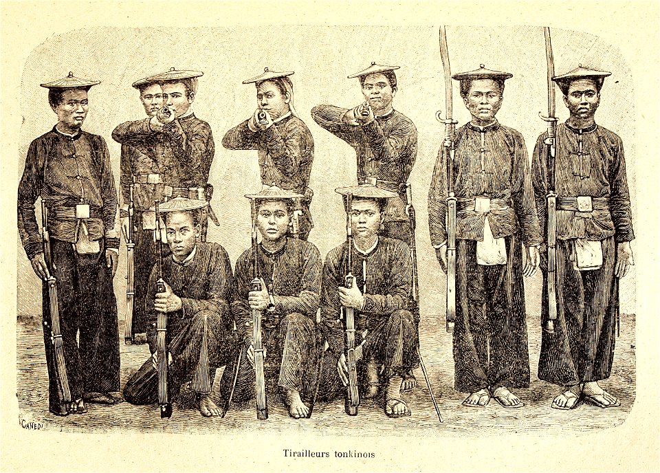 L.Girod-Dix Ans de Haut-Tonkin-1899-tirailleurs tonkinois