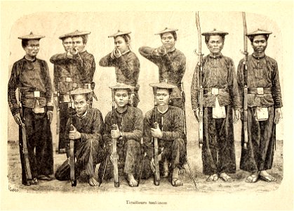 L.Girod-Dix Ans de Haut-Tonkin-1899-tirailleurs tonkinois