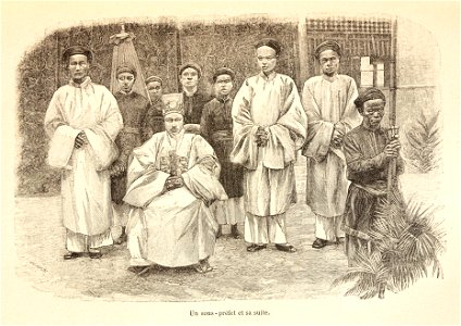 L.Girod-Dix Ans de Haut-Tonkin-1899-Sous préfet et sa suite
