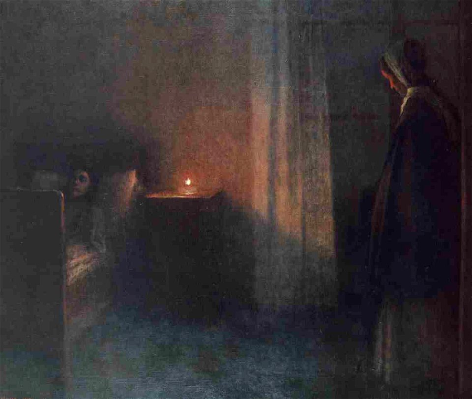 Jakub Schikaneder - U divcina loze (1900-10)