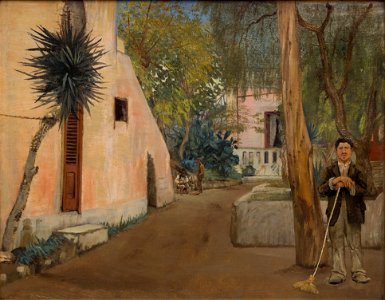 L.A. Ring, Albergo del Salos, Pompei, 1894