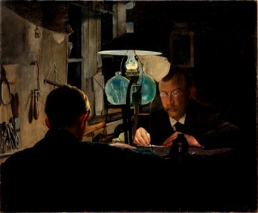 L.A. Ring, Guldsmedevaerksted, 1917, Ordrupgaard