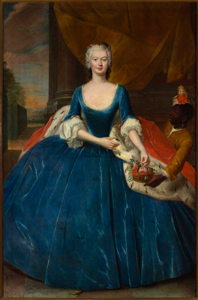 Jakub Wessel - Portrait of Magdalena Radziwiłł née Czapska (^–1763) - MP 2437 - National Museum in Warsaw