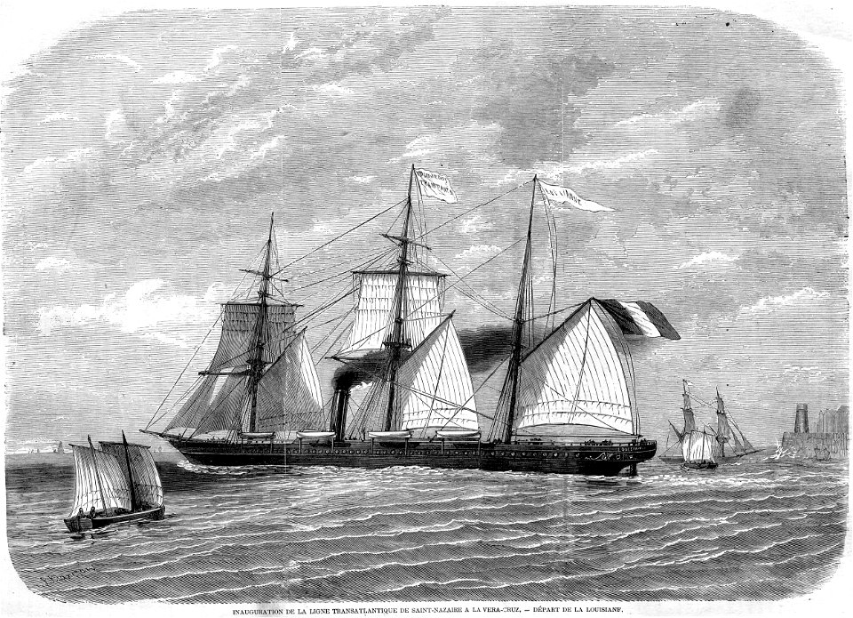 L'Illustration 1862 gravure Louisiane (1861)