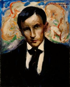 Jalmari Ruokokoski - Portrait of Tyko Sallinen - A-1996-91 - Finnish National Gallery