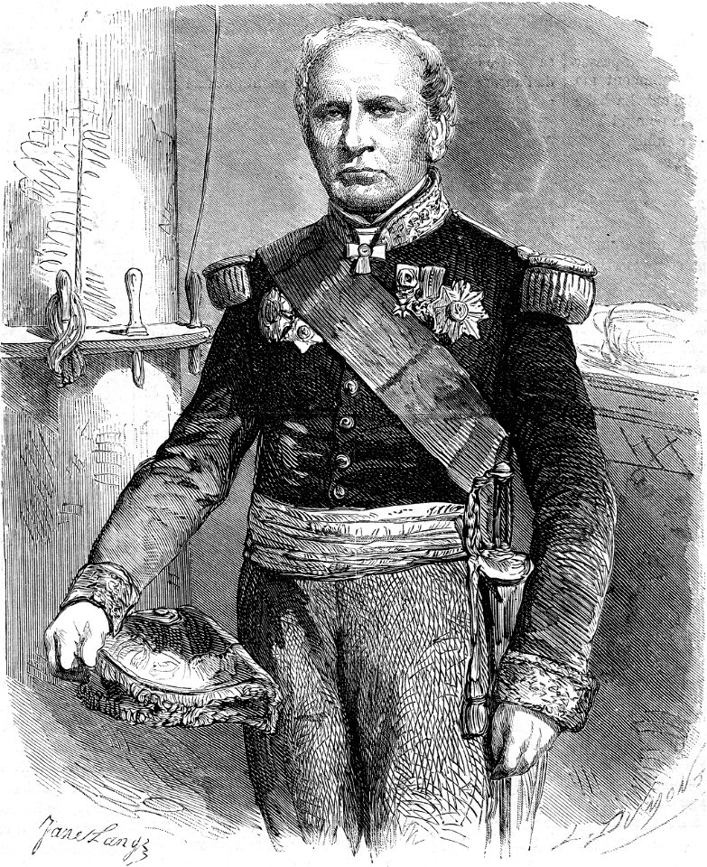 L'Illustration 1862 gravure Jean Baptiste Montagniès de la Roque (1793-1862)