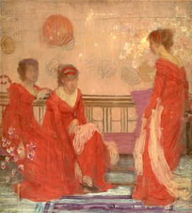 James Abbott McNeill Whistler - Harmony in Flesh Colour and Red - Google Art Project