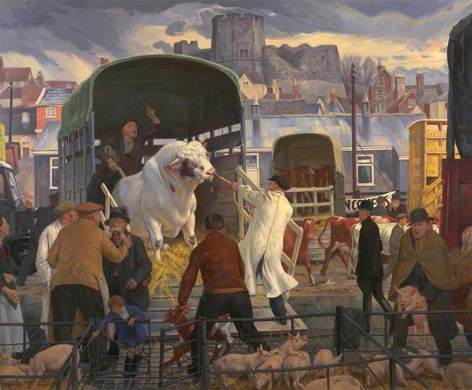 James Bateman (1893-1959) - Cattle Market - N04958 - National Gallery