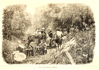 L.Girod-Dix Ans de Haut-Tonkin-1899-halte en brousse