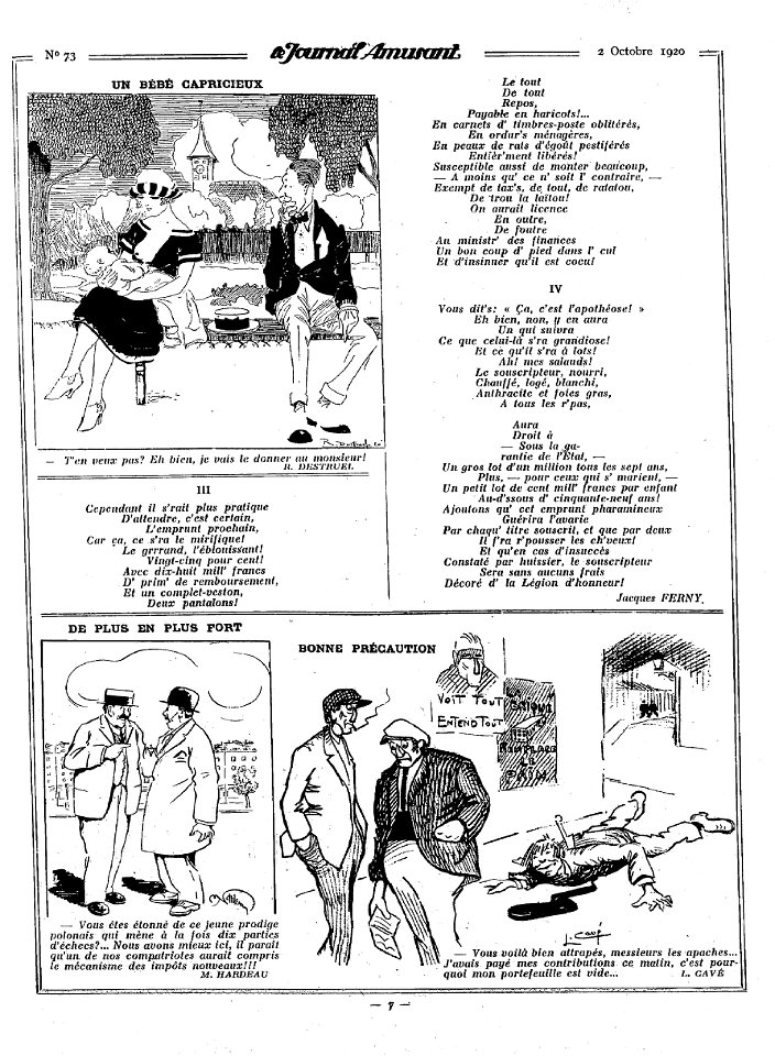 L'Emprunt-phénomène - Chanson de Jacques Ferny 2