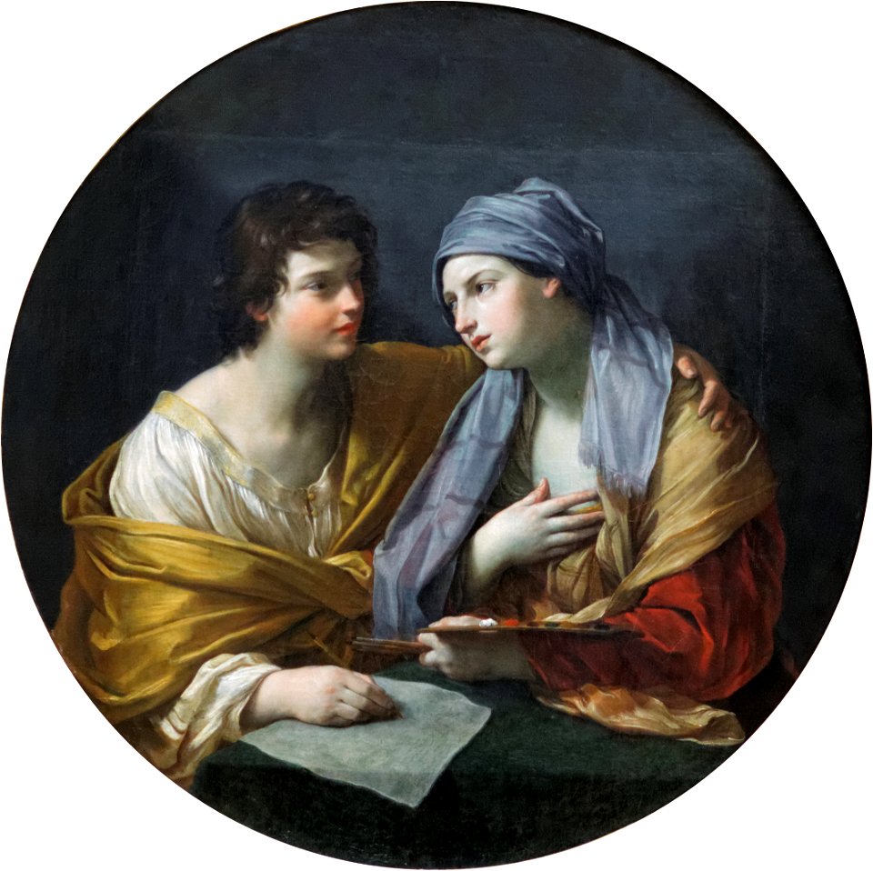 L'Union du dessin et de la couleur, Reni (Louvre INV 534) 02