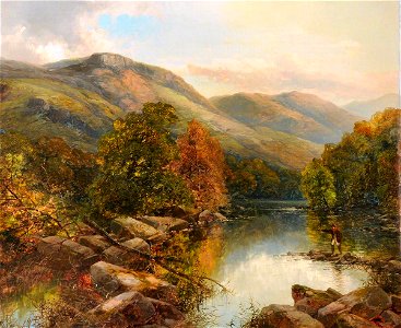 James Burrell Smith (1822-1897) - On the Conway - 1548221 - National Trust