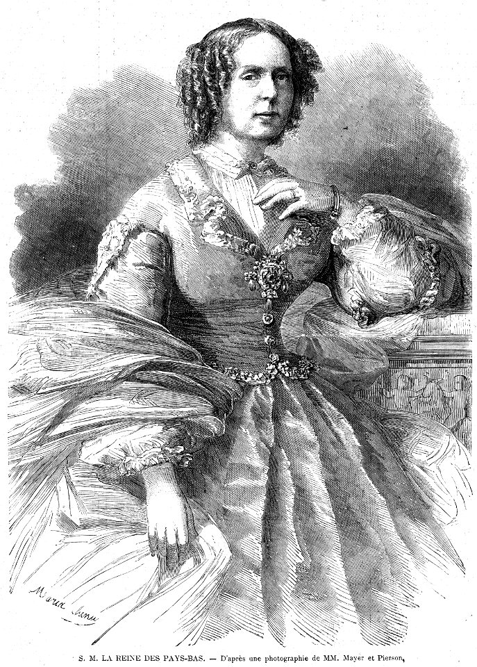 L'Illustration 1862 La reine Sophie des Pays-Bas