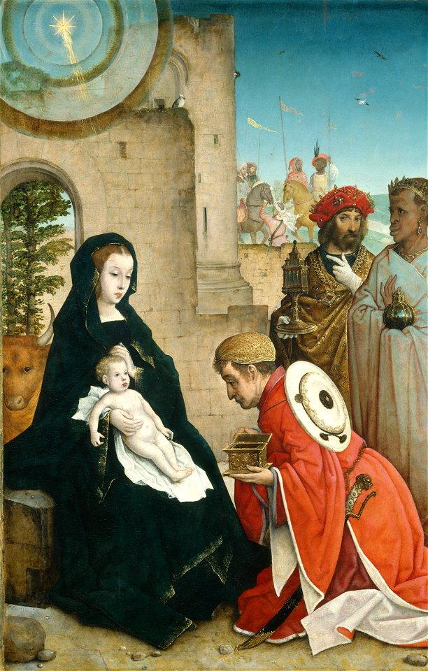 La Adoración de los Magos, por Juan de Flandes