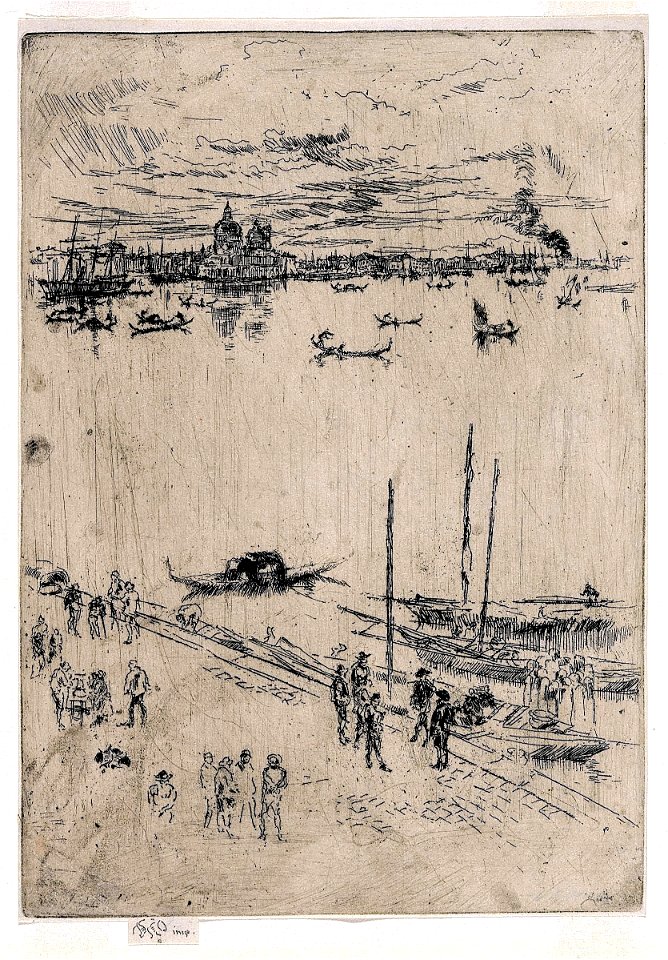 James Abbott McNeill Whistler, Upright Venice, circa 1879-80