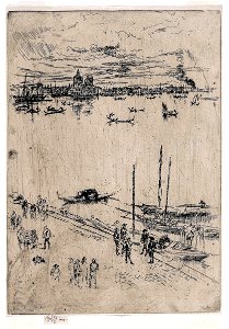 James Abbott McNeill Whistler, Upright Venice, circa 1879-80