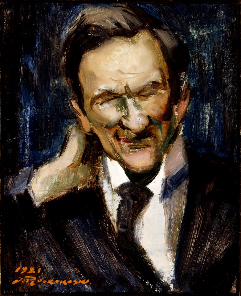 Jalmari Ruokokoski - Portrait of T.K. Sallinen - A II 1476 - Finnish National Gallery