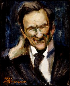 Jalmari Ruokokoski - Portrait of T.K. Sallinen - A II 1476 - Finnish National Gallery
