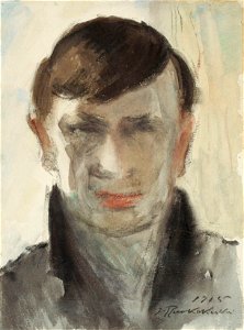 Jalmari Ruokokoski - Miehen pää - A-2012-114 - Finnish National Gallery