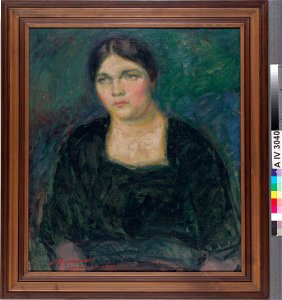 Jalmari Ruokokoski - Portrait of Mrs. Rydeng - A IV 3040 - Finnish National Gallery