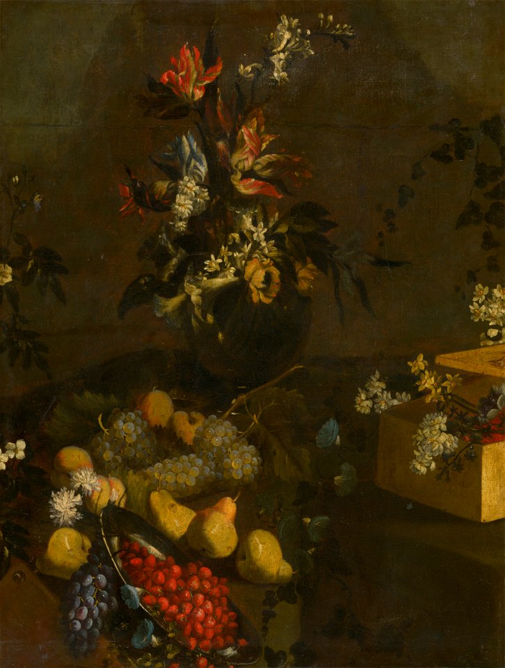 Jakub Bogdan - Still Life with Flower Bouquet and Fruit - O 389 - Slovak National Gallery