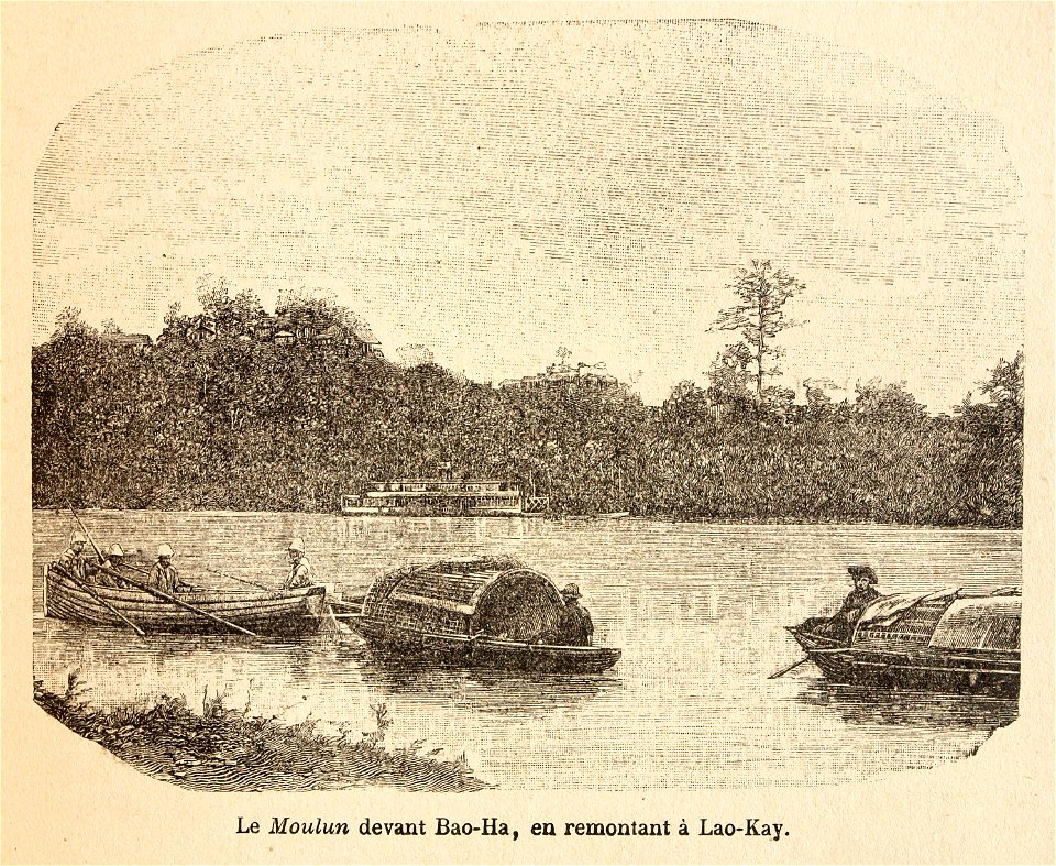 L.Girod-Dix Ans de Haut-Tonkin-1899-devant Bao Ha, vers Lao Kay