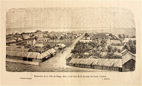 L.Girod-Dix Ans de Haut-Tonkin-1899-panorama de Hung-Hoa