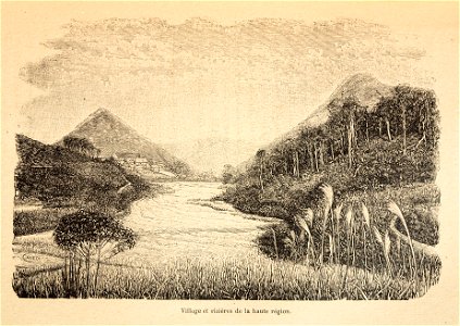 L.Girod-Dix Ans de Haut-Tonkin-1899-haute région, village & rivière