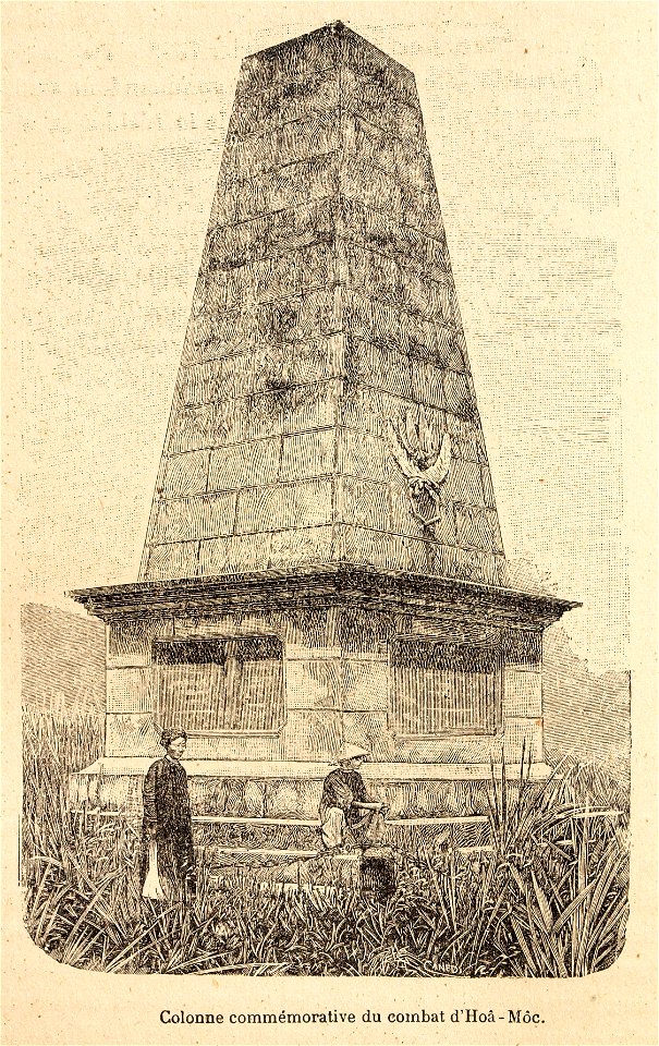 L.Girod-Dix Ans de Haut-Tonkin-1899-mémorial du combat de Hoâ Môc