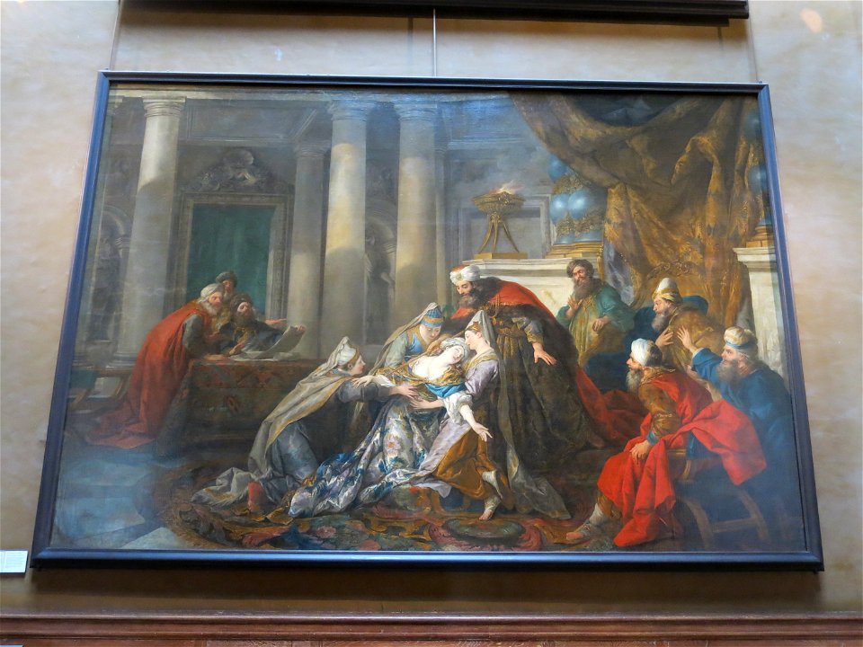 L'évanouissement d'Esther (Louvre, INV 8216)