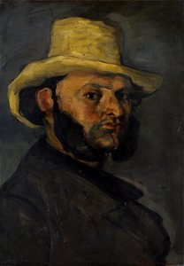 L'Homme au chapeau de paille, par Paul Cézanne