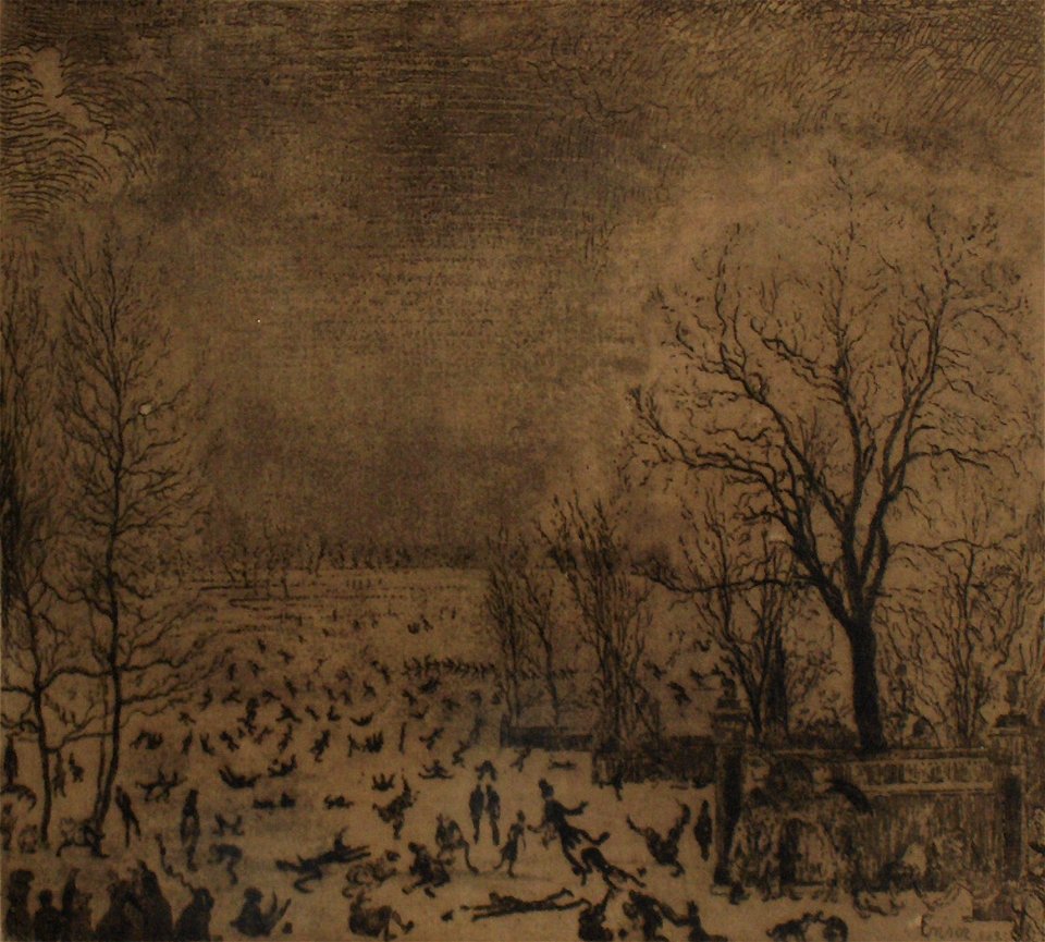 James Ensor (1889) De schaatsers 001