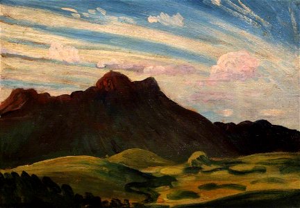 James Dickson Innes (1887-1914) - Arenig, Sunny Evening - N05367 - National Gallery
