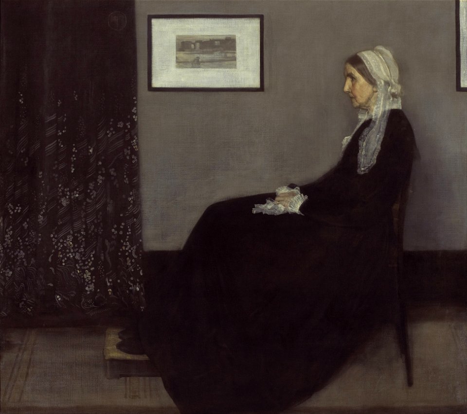 James Abbott McNeill Whistler - Portrait of the Artist's Mother - Google Art Project
