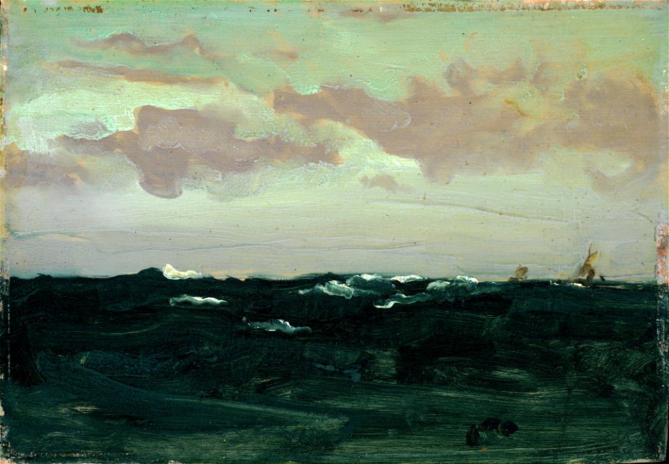 James Abbott McNeill Whistler - Violet and Blue, Among the Rollers - 2006.87 - Detroit Institute of Arts