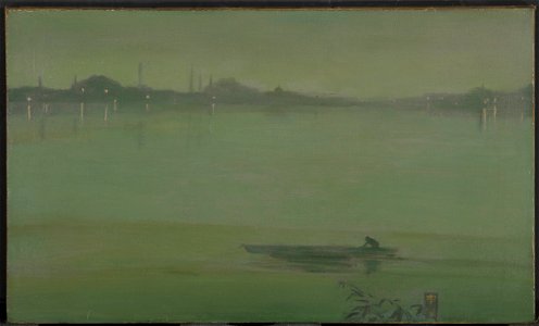 James Abbott McNeill Whistler - Thames Nocturne - 63.196 - Indianapolis Museum of Art
