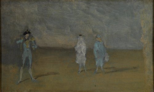 James Abbott McNeill Whistler - Harmony in Blue, The Duet - 14.083 - Rhode Island School of Design Museum