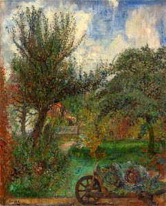 James Ensor (Belgian, 1860-1949) - The Garden of the Rousseau Family - 1950.582 - Cleveland Museum of Art