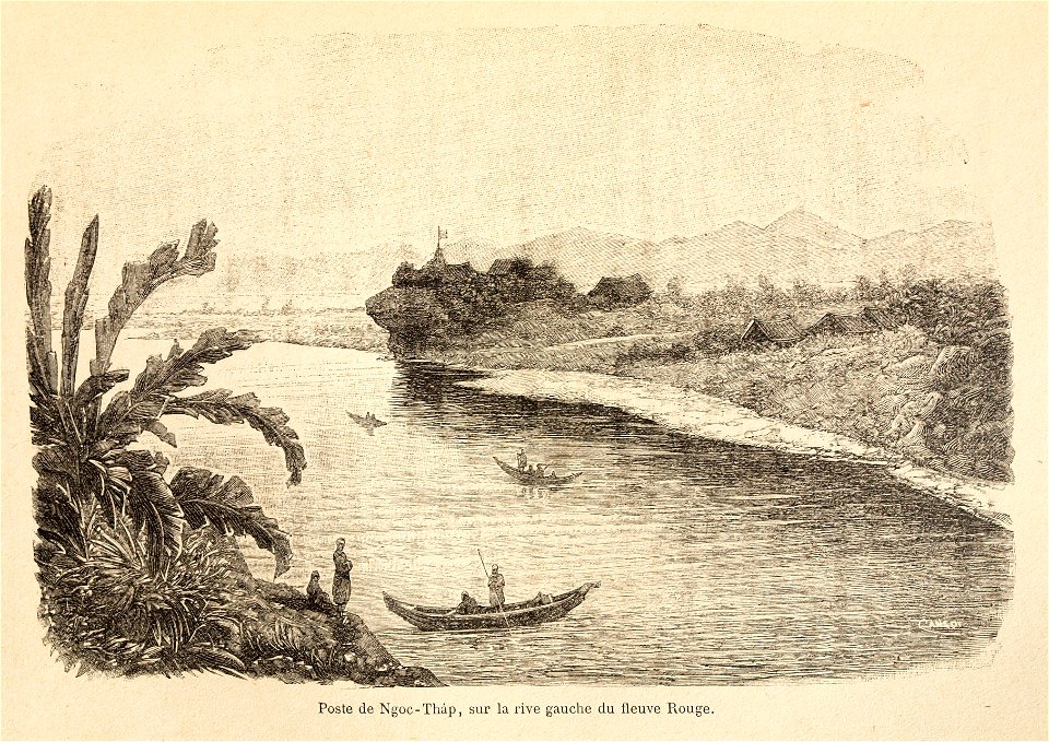 L.Girod-Dix Ans de Haut-Tonkin-1899-poste de Ngoc Thâp