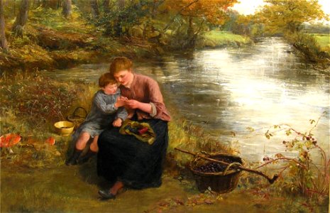 James Clarke Hook - Blackberry Picking