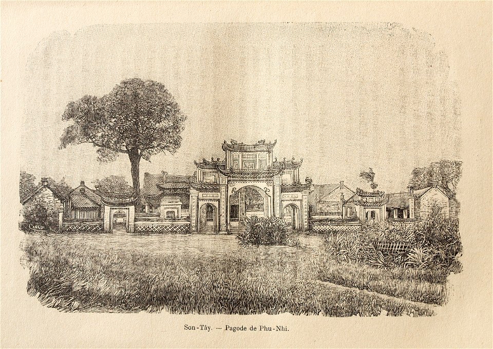 L.Girod-Dix Ans de Haut-Tonkin-1899-Son-Tày-la pagode de Phu-Nhi
