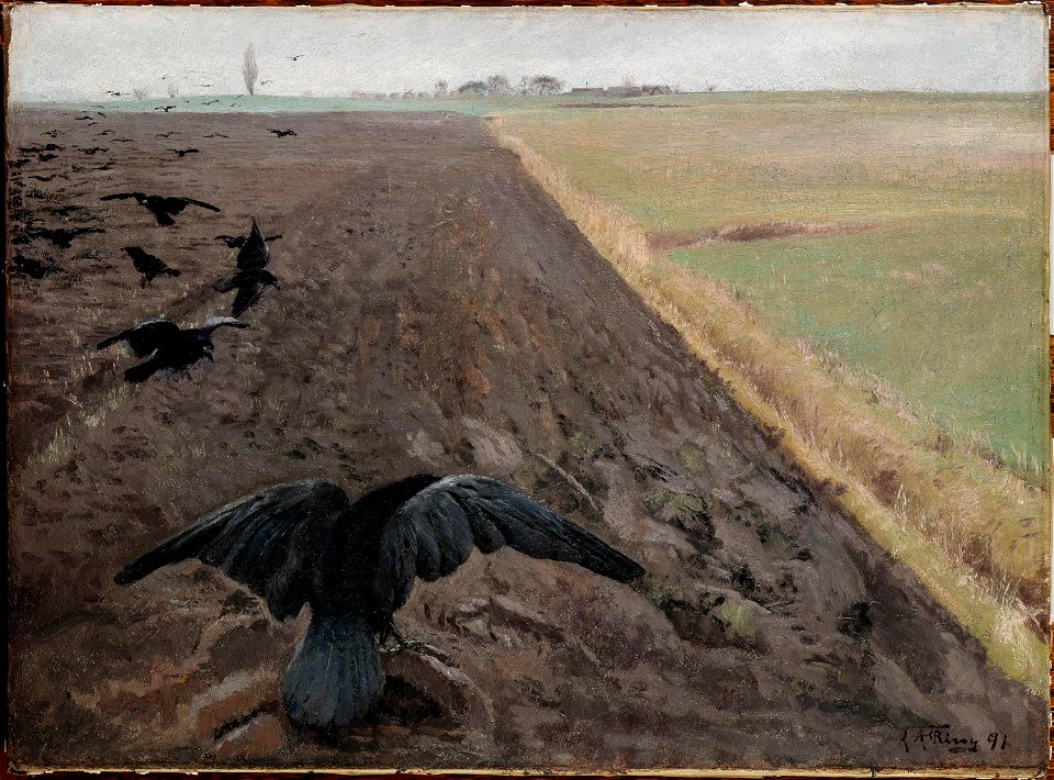 L.A. Ring, Raager på Pløjemarken, 1891, 2016.13, Toledo Museum of Art