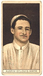 James Austin, St. Louis Browns, baseball card portrait LCCN2008678389