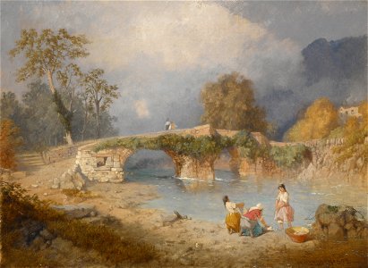 James Baker Pyne - Clearing up for Fine Weather, Beddgelert, North Wales - 2000.181 - Indianapolis Museum of Art