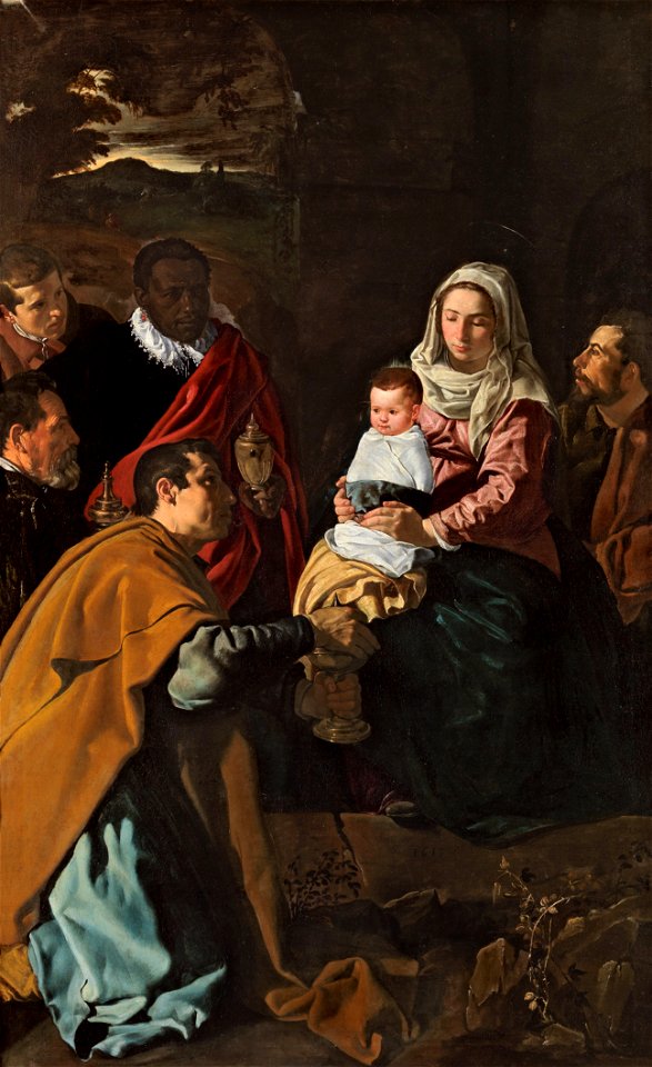 La adoración de los Reyes Magos, 1619, Velázquez
