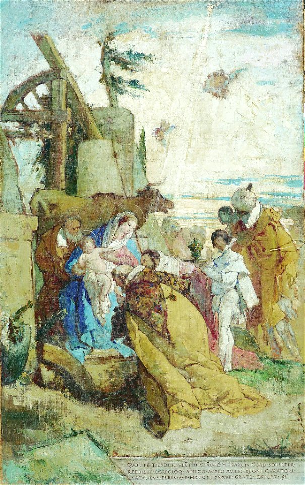 La adoración de los Magos de Tiépolo - Ángel María de Barcia Pavón