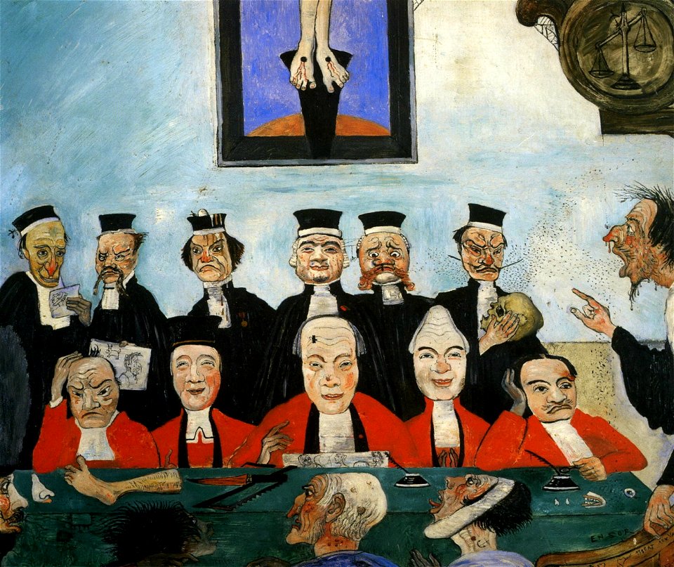 James Ensor, Les bons juges, 1891
