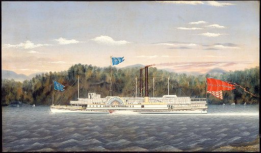 James Bard - The Hudson River Steamboat Rip van Winkle - 47.1212 - Museum of Fine Arts